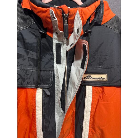 Vintage Schneider Mens Multicolor Hooded Ski Jacket Size 60R/4XL NWT - Picture 6 of 16